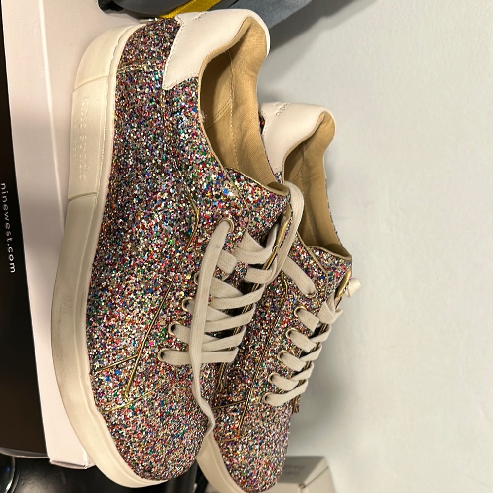 Kate spade Multicolor Glitter Sneakers 8